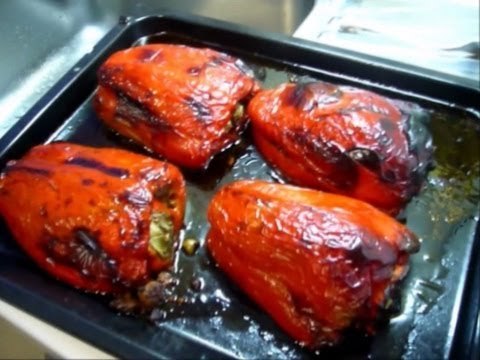 Pimientos rellenos de carne