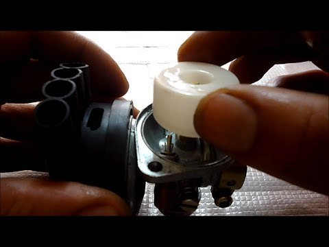 Como ajustar flotador del carburador de bicimoto 
