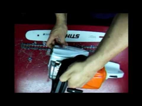 Como arrancar una motosierra