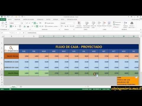 Flujo de Caja Proyectado en Excel