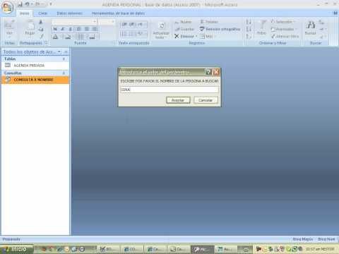 Crear una base de datos en Acces 2/2