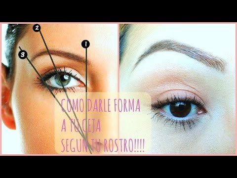 Aprende a darle forma a tus cejas