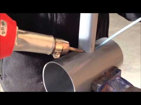 Trabajar el PVC con un soplete de aire caliente