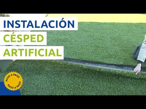 Instalación césped artificial