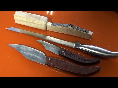 Afilador de cuchillos casero