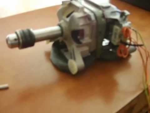 Aprovechar un motor en deshuso de una lavadora secadora