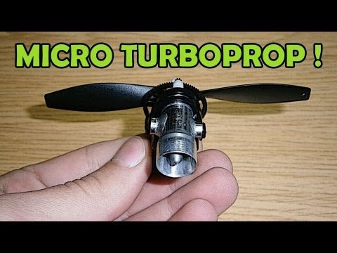 Prueba de prototipo de motor micro turboprop