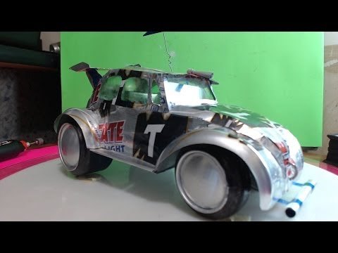 Como hacer un Volkswagen con latas de aluminio - 2