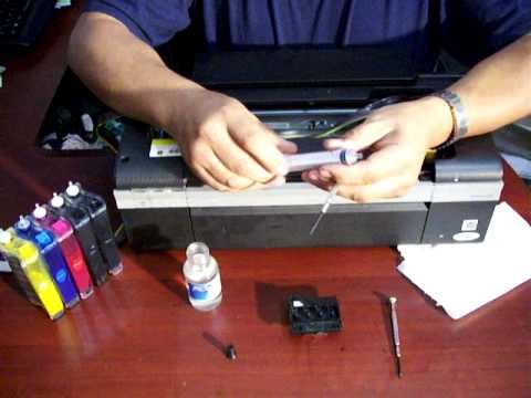 Impresora Epson limpieza de cabezales