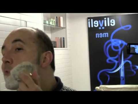 Como usar la brocha de afeitar