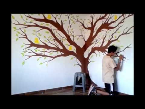 Aprende a pintar un arbol - decoración
