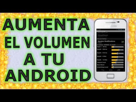 Aumentar volumen de Android 
