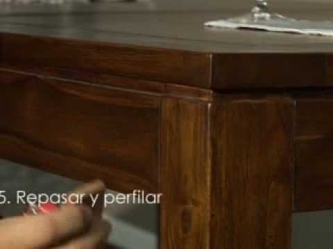 Restaurar muebles en madera