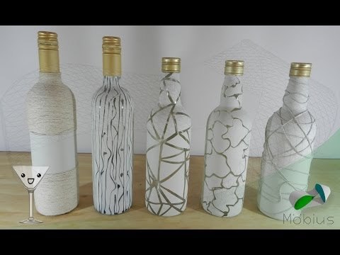 Botellas decoradas - Reciclaje