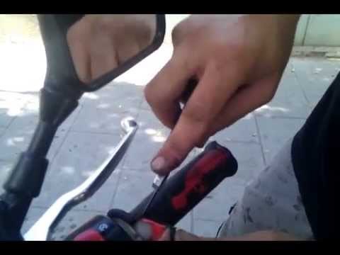 Como cambiar los puños de una moto