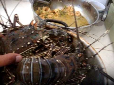 Langosta al ajillo