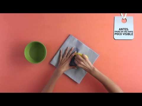 Sacar una mancha de adhesivo vinilico