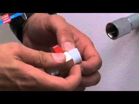 Instalación de una llave de paso