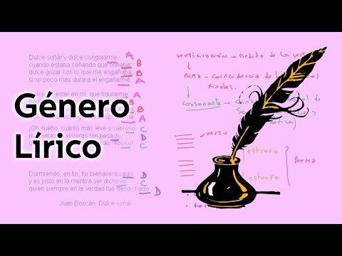 Literatura  - Género lírico (rima)