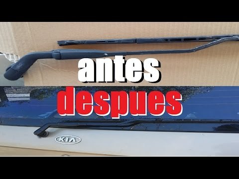Reparar y pintar el limpiaparabrisas 