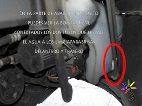 Reparación bomba limpiaparabrisas 