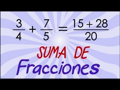 Suma de fracciones