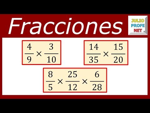 Multiplicación de fracciones