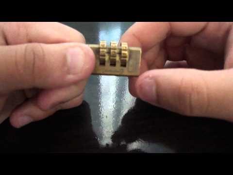 Abrir un candado de combinación sin la clave