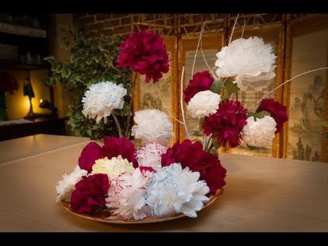Flores de Papel de Servilletas