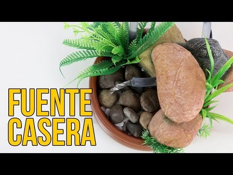 Fuente casera decorativa