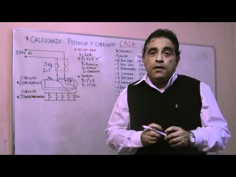 Como calcular la Potencia y Corriente de una casa 1/2