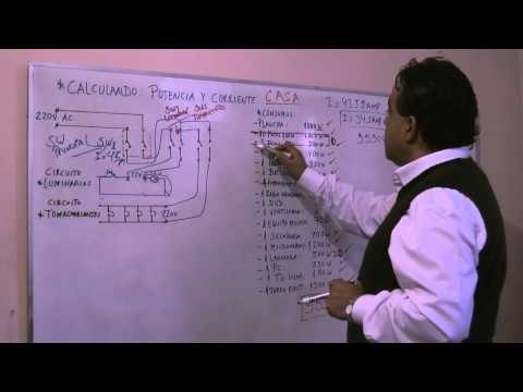 Como calcular la Potencia y Corriente de una casa 2/2