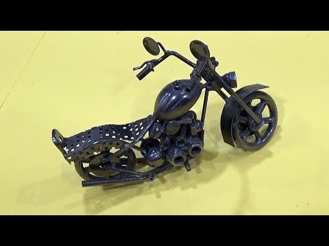 Como hacer una moto en miniatura 1