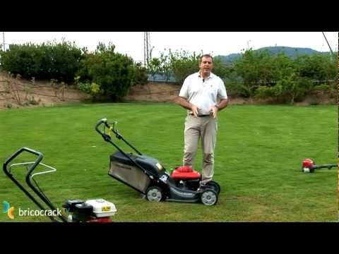 Cortar el cesped con máquina