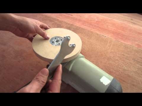 Como convertir amoladora en lijadora