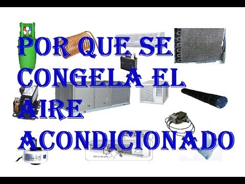 Aire acondicionado se congela