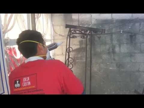 Hierro forjado - Pintura al horno