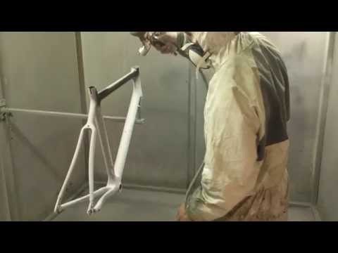 Pintando la bicicleta