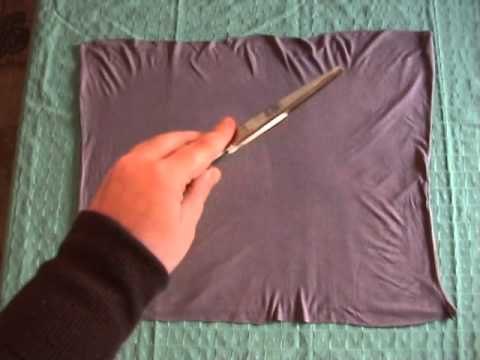 Como hacer una bufanda con una camiseta