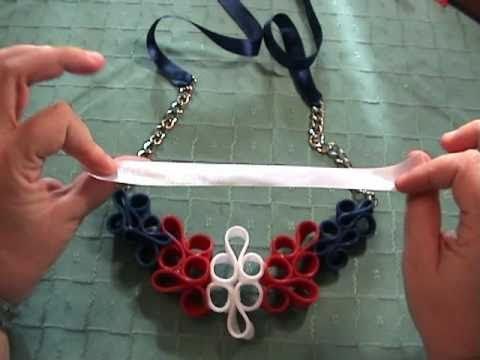Aprende a hacer un collar con cremalleras