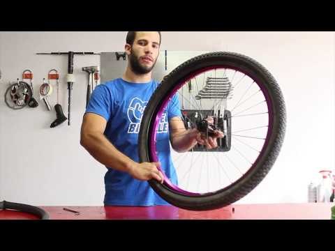 Aprende a cambiar una cámara de bicicleta