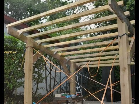 Pérgola de madera