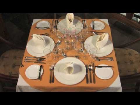 Aprenda a montar una mesa