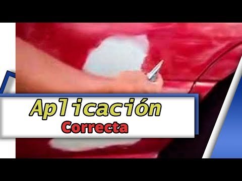 Pasta automotriz - Como aplicarla