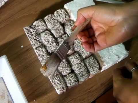 Manualidades - Imitación de pared de piedra
