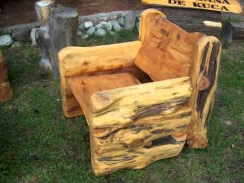 Sillones rústicos artesanales