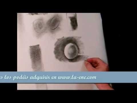 Primeros pasos para dibujar en carboncillo