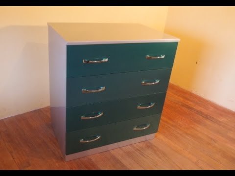 Pintar un mueble con pintura de coche