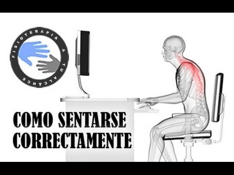 Sentarse correctamente