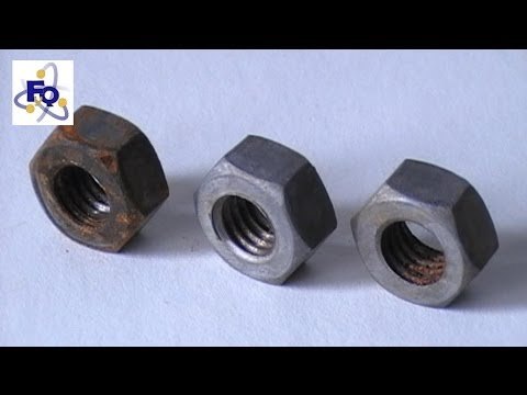 Como eliminar el óxido con coca cola, vinagre y zumo de limón